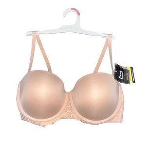 NWT Maidenform Strapless Push-Up Bra 38D